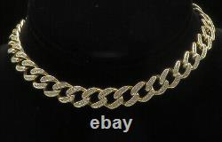 925 Sterling Silver Petite Topaz Shiny Gold Plated Curb Chain Necklace- NE2267