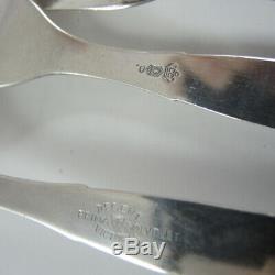 98pce Vintage Danish silver plate Flatware Cutlery set Victoria Regent 12 person