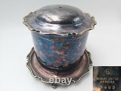 ANTIQUE ENGLISH SILVER PLATED POT by EDWARDIAN WINSOR BISHOP NORWICH