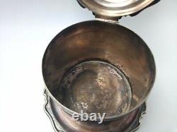 ANTIQUE ENGLISH SILVER PLATED POT by EDWARDIAN WINSOR BISHOP NORWICH