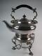 ANTIQUE MAPPIN & WEBB Princes Plate Silver Plated Tilting Kettle on Stand W14738