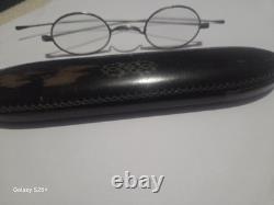 ANTIQUE silver Plated spectacles & Original case