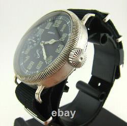 ARMIDA mechanical wristwatch, military aviation style for pilot, aviator