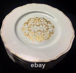 ARTE ITALICA Florentine Gold 13.75 Dinner Service Charger Plates 1 Set 4 Ea