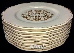 ARTE ITALICA Florentine Gold 13.75 Dinner Service Charger Plates 1 Set 4 Ea