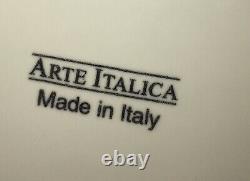 ARTE ITALICA Florentine Gold 13.75 Dinner Service Charger Plates 1 Set 4 Ea