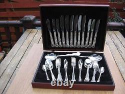 ARTHUR PRICE 50 Piece Cutlery Set GUILDHALL PATTERN Silver Plated REDUCED