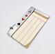 ART DECO WMF SILVER PLATE & ENAMEL BRIDGE / TRUMP MARKER NOTEPAD c1930-35
