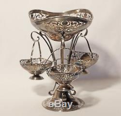 ART NOUVEAU Mappin & Webb silver-plated Hanging Dish silver plated