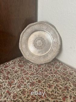 AUTHENTIC Antique 84 Silver Islamic middle eastern Art plate