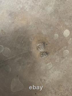 AUTHENTIC Antique 84 Silver Islamic middle eastern Art plate