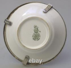 A Christopher Dresser antique novelty Egg Cup & Saucer by Hukin & Heath C. 1900's