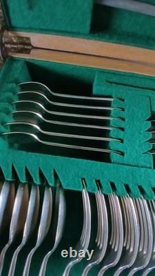 A. E. Poston (Postons) Dinner Set Vintage Silver Plated/Firth Stainless Steel