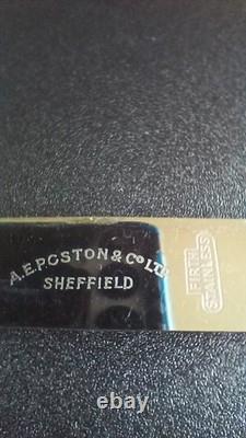 A. E. Poston (Postons) Dinner Set Vintage Silver Plated/Firth Stainless Steel