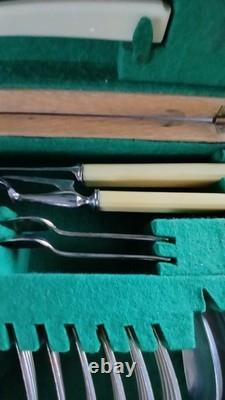 A. E. Poston (Postons) Dinner Set Vintage Silver Plated/Firth Stainless Steel