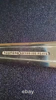 A. E. Poston (Postons) Dinner Set Vintage Silver Plated/Firth Stainless Steel