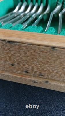 A. E. Poston (Postons) Dinner Set Vintage Silver Plated/Firth Stainless Steel