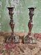 A Fine pair of Neo Classical Silver Plated Pair of Candlesticks