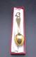 A. Mickelsen Gold Plated and Enamel Sterling Silver Christmas Spoon 1948
