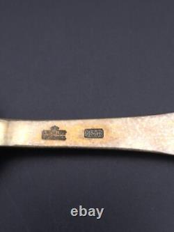 A. Mickelsen Gold Plated and Enamel Sterling Silver Christmas Spoon 1948