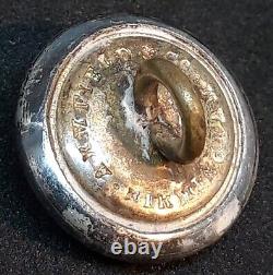 A Rare Set of Female Livery Buttons On Original Care. Silver Plate and 16mm