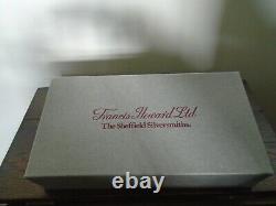 A Silver Plated Miniature Cruet Set by Francis Howard Ltd in Original Case