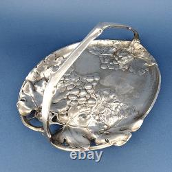 A decorative Tray, B. HENNEBERG Warszawa Silver Plated, Card Dish 1896-1915