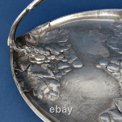 A decorative Tray, B. HENNEBERG Warszawa Silver Plated, Card Dish 1896-1915