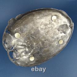 A decorative Tray, B. HENNEBERG Warszawa Silver Plated, Card Dish 1896-1915