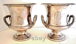 A good pair of original OLD SHEFFIELD campana WINE COOLERS. Smith & Co. C1820