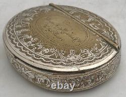 Admiral Sir George Henry Richards KCB FRS HMS Plumper Silver Plated Snuff Box