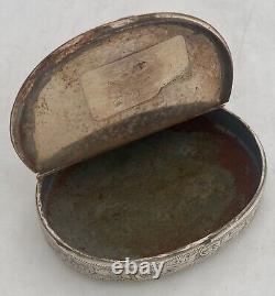 Admiral Sir George Henry Richards KCB FRS HMS Plumper Silver Plated Snuff Box