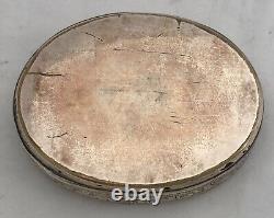 Admiral Sir George Henry Richards KCB FRS HMS Plumper Silver Plated Snuff Box
