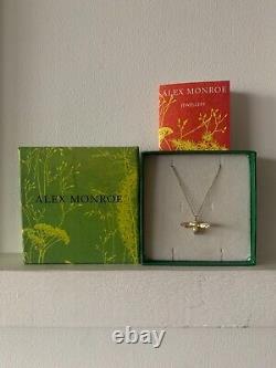 Alex Monroe Baby Bee Necklace gold plated on 925 silver, original box