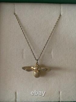 Alex Monroe Baby Bee Necklace gold plated on 925 silver, original box