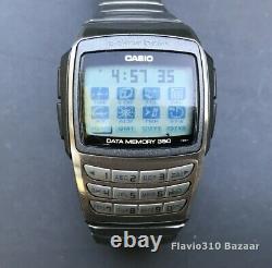All Original 1992 Vintage CASIO EDB-610 (2550) Data Bank 36mm watch New Battery