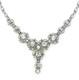 American Mid Century Bogoff Rhinestone Necklace Wedding Bridal Jewelry