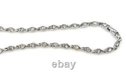 American Mid Century Bogoff Rhinestone Necklace Wedding Bridal Jewelry