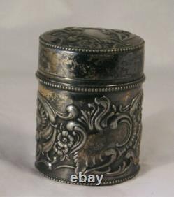 An Antique Victorian Middletown Quadruple Silver Plate Box