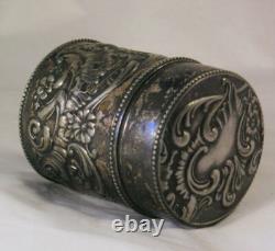 An Antique Victorian Middletown Quadruple Silver Plate Box