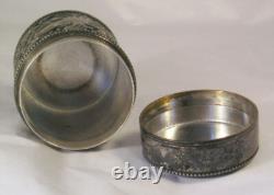 An Antique Victorian Middletown Quadruple Silver Plate Box