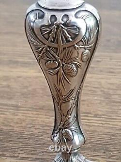 Ancient Art Nouveau Silver Plated Seal Stamp