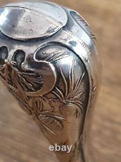 Ancient Art Nouveau Silver Plated Seal Stamp