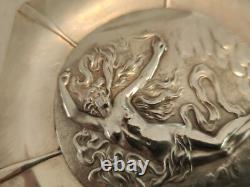 André Lavrillier Art Nouveau Silver Plated Ring Dish'Aphrodite
