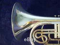 Another Quality Yamaha Yhr302m Silver Marching French Horn Original Yamaha Case