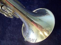 Another Quality Yamaha Yhr302m Silver Marching French Horn Original Yamaha Case