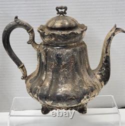 Antique 1800s Middletown Plate Co 5 Pc Silverplate Tea Coffee Set Victorian 1765 Antique 1800s Middletown Plate Co 5 Pc Silverplate Tea Coffee Set Victorian 1765