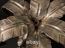 Antique 1870s Victorian Centrepiece Britannia Silver Arab Horse & Palm Tree L&W