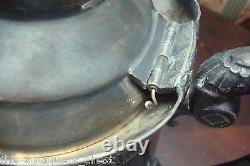 Antique 1880's J. A. Babcock & Co Silver Plated coffee pot Acorn Lid 12 ORIGINAL