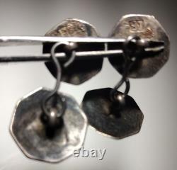 Antique 18th century Dutch Silver Ruitertjes Horseman Button Convert Cufflinks